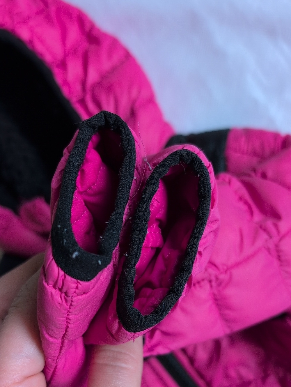 the north face thermoball infant one piece snowsuit pink 6-12 months baby girl - Picture 12 of 16